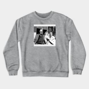 Artist and her Grandparents Vintage 1972 Crewneck Sweatshirt